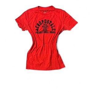 Aeropostale Red Short Sleeve Tee